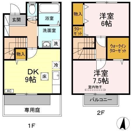 パークハイムK Ⅱ 間取り図