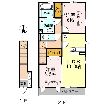 ソラーナ　Ⅰ 間取り図