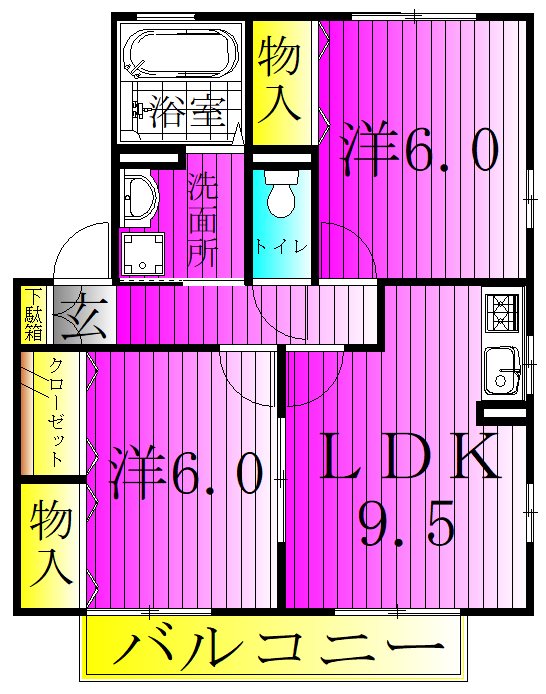 グリーンルーフ  間取り図
