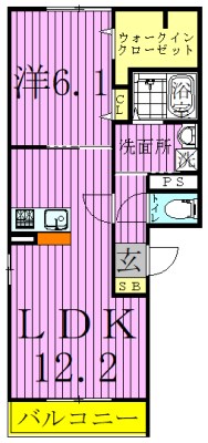 エーデルハイム3 間取り図