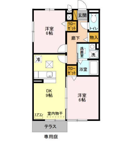 メゾンヴェールＳＹＯＥＩ 間取り