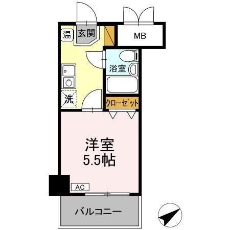 コンフォール小泉 211号室 間取り