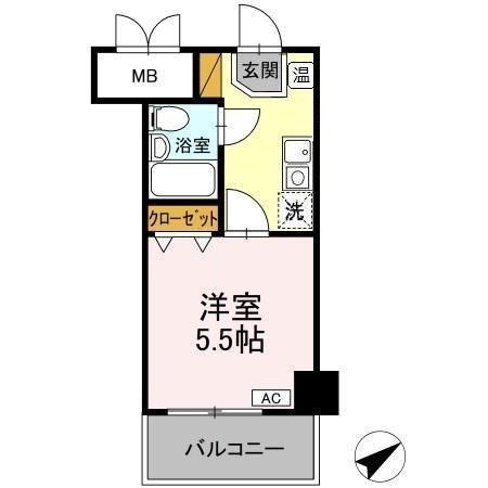 コンフォール小泉 212号室 間取り
