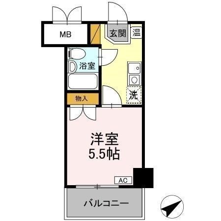 コンフォール小泉 408号室 間取り
