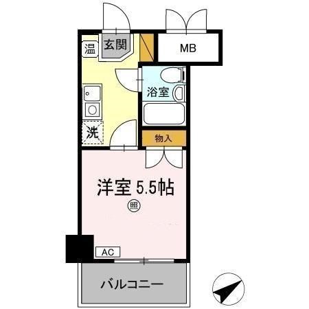 コンフォール小泉 513号室 間取り
