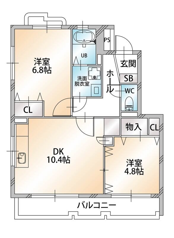 フラワーマンション 間取り図