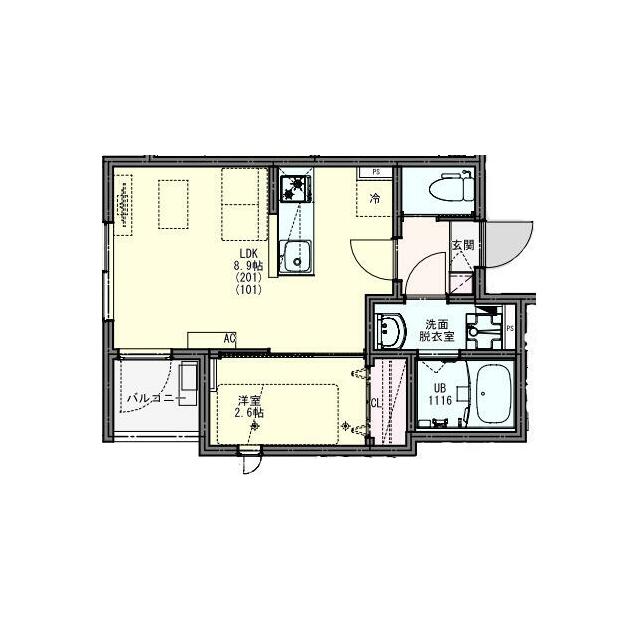 KEIAI RESIDENCE 馬橋 間取り