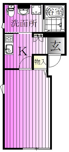 GLICION竹ノ塚 間取り図