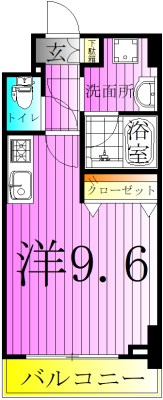 RELUXIA綾瀬Ⅲ 間取り図