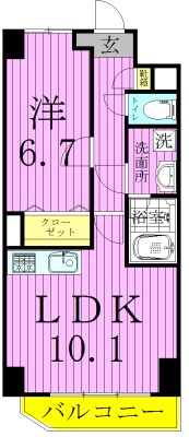 Ｗｈｉｌｅ　椿 間取り図