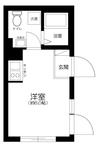 ルーナクレシェンテ町屋 間取り図
