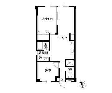 綾東ヴィレッジ壱番館 間取り図