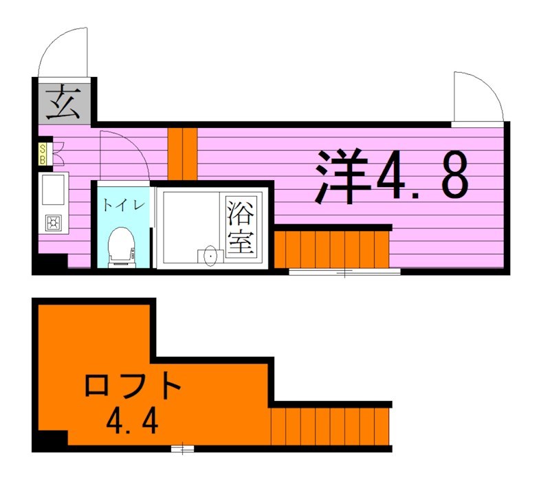 フィオーレ梅島 間取り