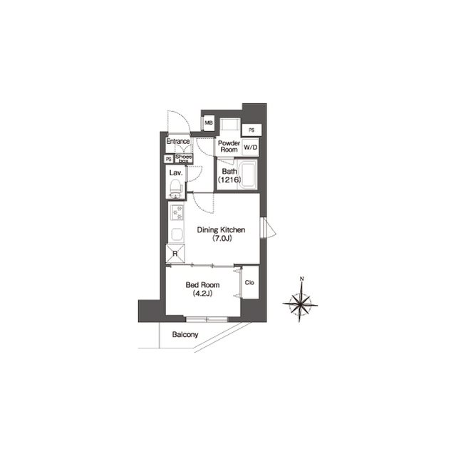 コンフォリア南千住 間取り図