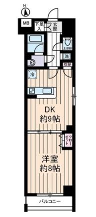 いずみマンションⅡ 間取り図