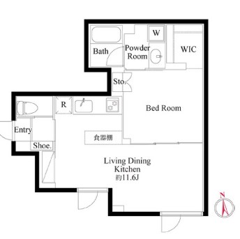 アリュイッテ青井 間取り図