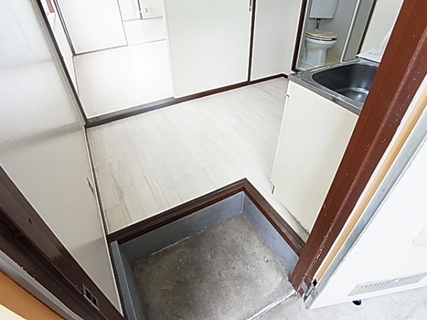 南柏コーポ 玄関