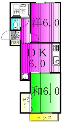 メゾンヤマリⅡ 間取り