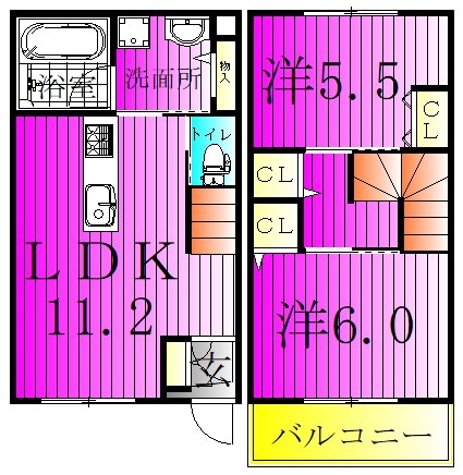 Ｖｉｌｌａ　ｄｅ　Ｇｒａｃｅ　Ａ棟 間取り