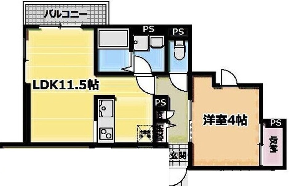 アリビオ五反野 間取り図