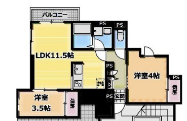 アリビオ五反野 間取り図