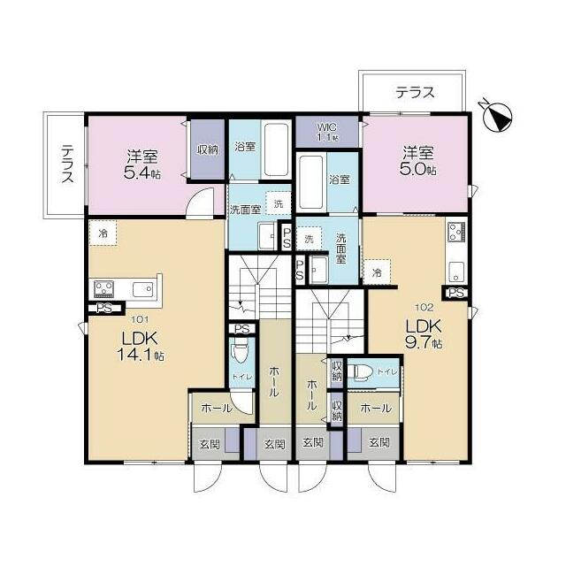 Ｍａｉｓｏｎ　ｄｅ　Ｐｏｉｒｅ 101号室 間取り