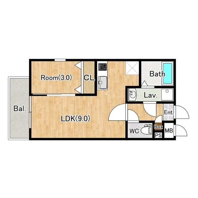 ジーメゾン我孫子セレニテ 105号室 間取り
