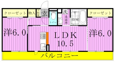 コンフォールコート 間取り