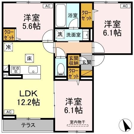 フェリスタ 間取り