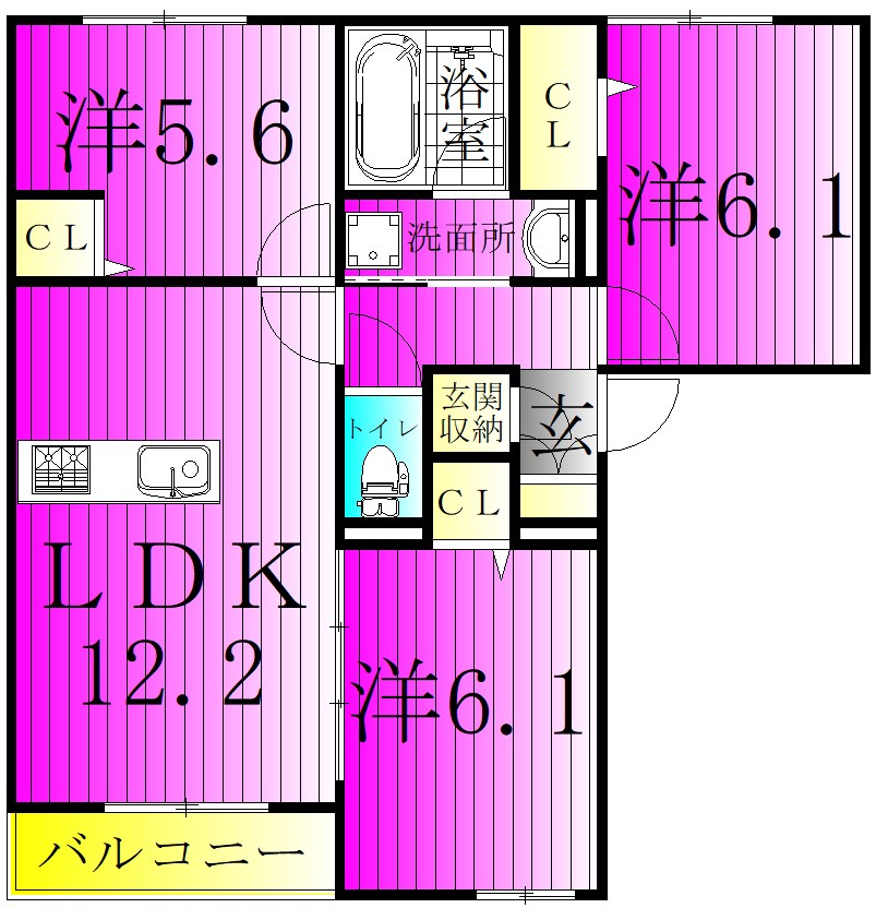 フェリスタ 間取り