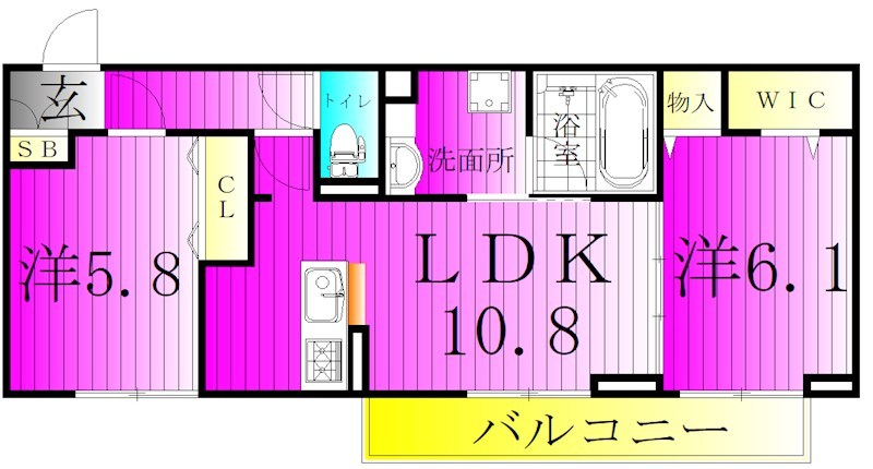 フライハイト 間取り