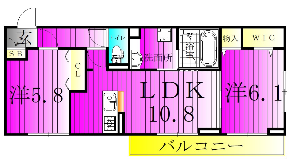 フライハイト 間取り