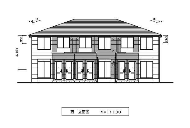 (仮称)　柏市柏　新築アパート 外観