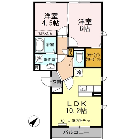 Ｋｌａｕｓｅ　Ｎ 間取り図