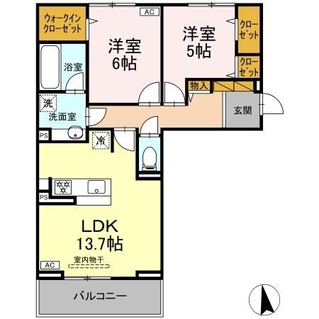 フリージアⅡ 間取り