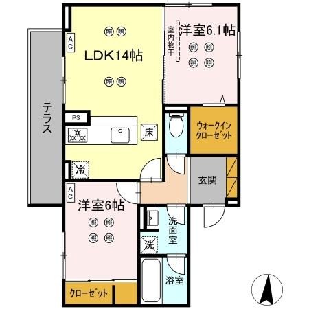 ローテ　ベルク 間取り図