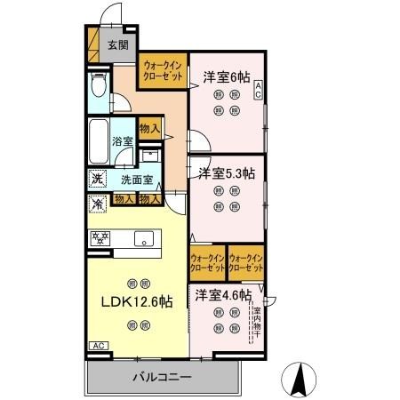 ローテ　ベルク 間取り図