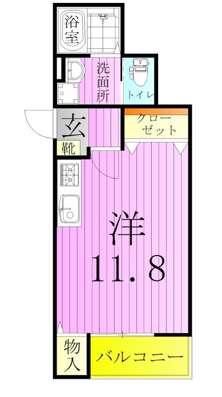 アパルトマン１ 間取り図