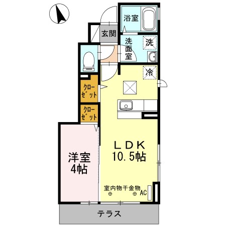 ネブラスカ 間取り図
