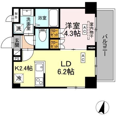 ロイジェント西新井 間取り図