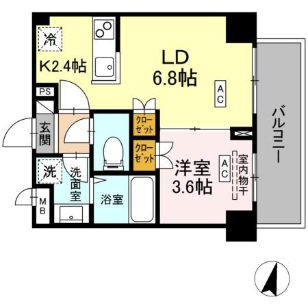 ロイジェント西新井 間取り図