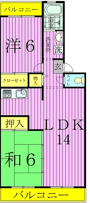 エスポアール如春堂 305号室 間取り