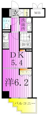 コウジーコート 間取り図