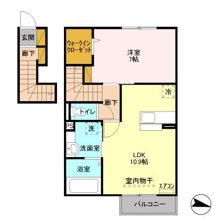 ローカス・グランデ 203号室 間取り