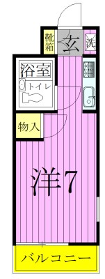 日神パレス竹ノ塚 間取り図