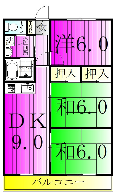 ロイヤル南柏 間取り