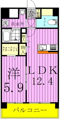 ラ　グランディール 間取り図