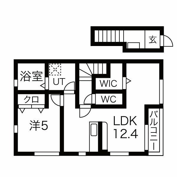 Bonheur(ボヌール） 201号室 間取り