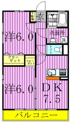 ゴールドハウス 間取り図