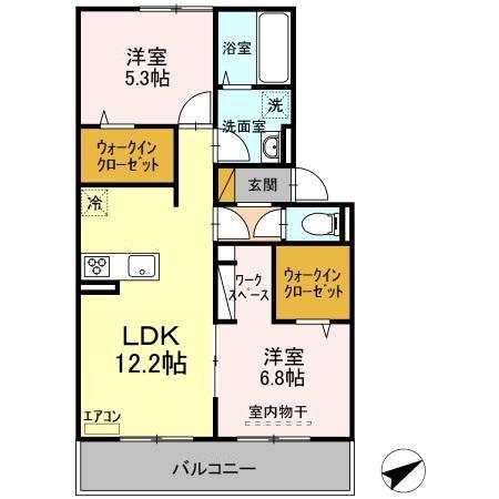 レンヌ  間取り